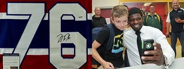Have your favorite player sign your jersey or take a selfie with you?