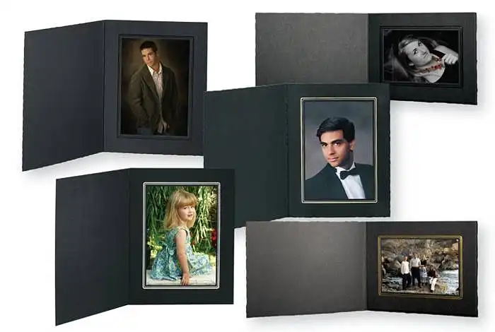If there were an option to have a protective photo folder (see picture), would you buy one? This can be folded so serve as an esal frame. 
