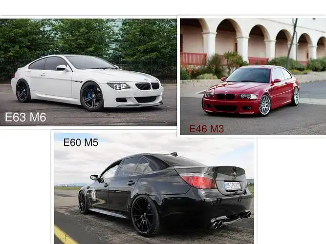 E46 M3, E60 M5 або E63 M6