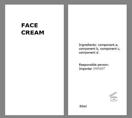 Looking at the package below, evaluate the following statement, where 1 – totally disagree, 7 – totally agree (package 1b)
