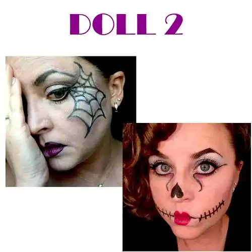 Soll      Puppe 2     die BESTE HALLOWEEN LASH DIVA DOLL MAKEUP 2015 CHALENGE gewinnen?