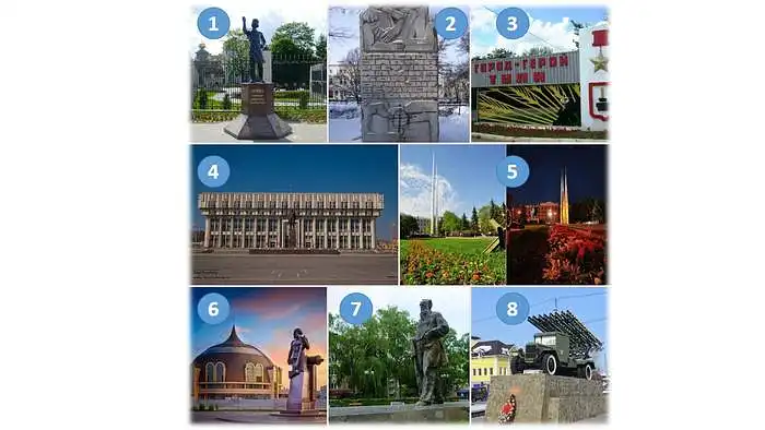 Quais imagens mais correspondem às suas representações sobre os monumentos de Tula?