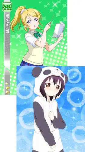 Panda Yui vs Uniforme Eli