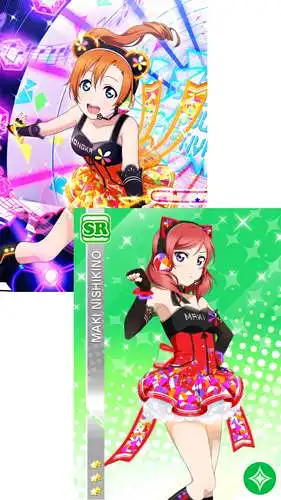 Cyber Honoka contre Cyber Maki