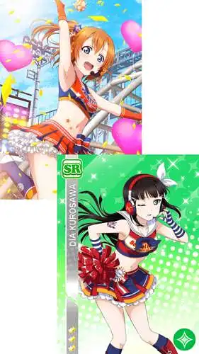 Cheer Honoka pret Cheer Dia