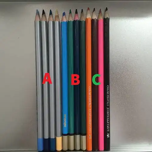 Welches dieser Zeichner-Bleistift-Sets würden Sie lieber verwenden?