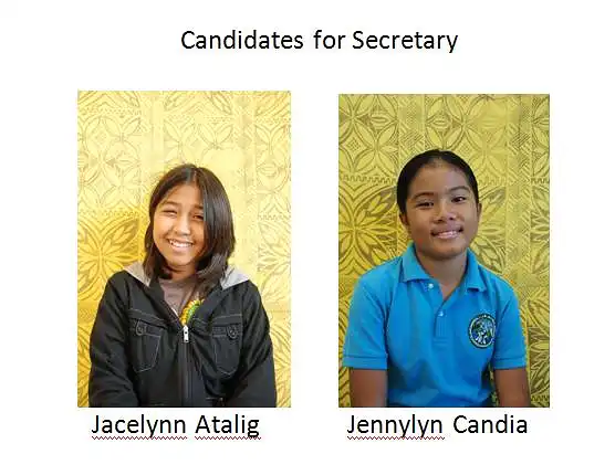 Your choice for Secretary.