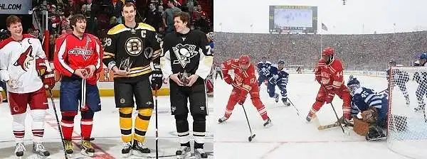 Zu einem All-Star-Spiel oder einem Winter Classic-Spiel gehen?