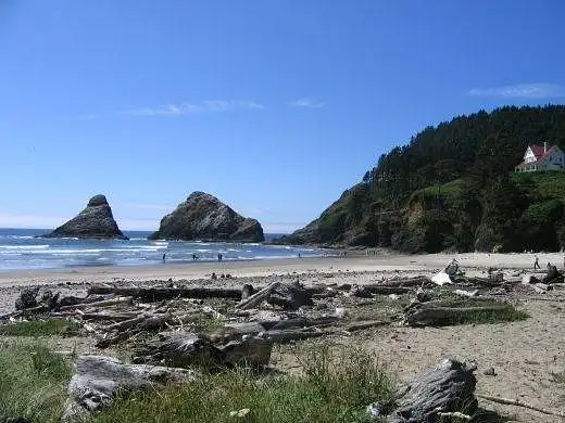 Heceta Head Lighthouse Beach (u 20 minutit põhja pool Florence'ist)