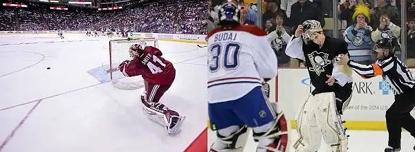 see your favorite goalie score a goal OR see them win a goalie fight?