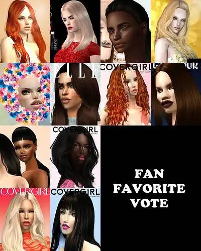 Sims 2 Model Invasion Fan Favorite Poll