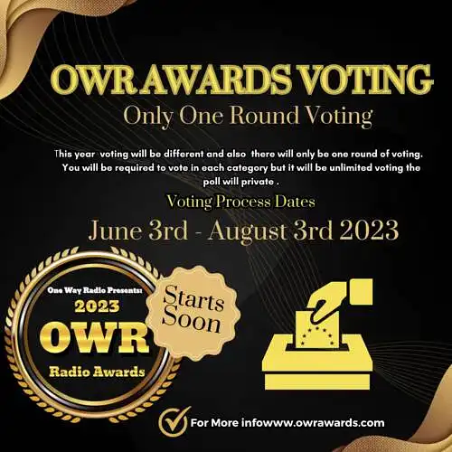 One Way Radio Awards Official Voting